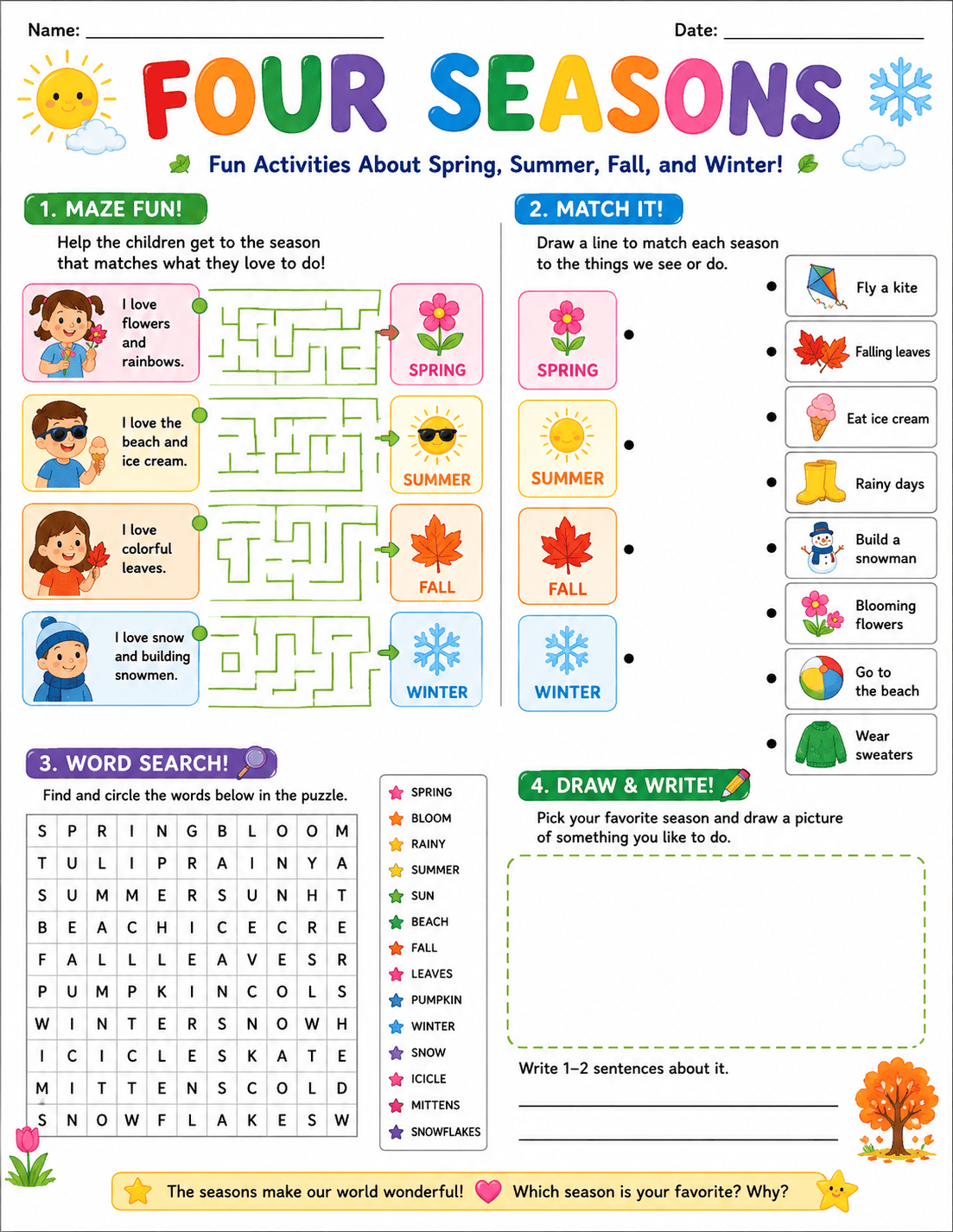 Little Genius AI theme selection - 5 starter themes